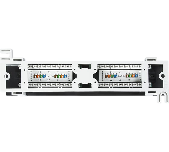 Коммутационная панель СегментЭнерго СегментЛАН Cat5e настенная, 12 портов, UTP, 12116-12202