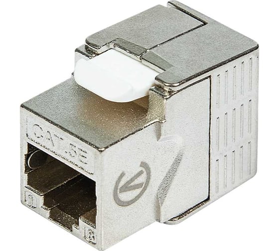 Розеточный модуль СегментЭнерго CAT5e FTP, Keystone, безинструментальный монтаж, 180 градусов, короткий, 14517-11125 1