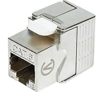 Розеточный модуль СегментЭнерго CAT6 FTP, Keystone, безинструментальный монтаж, 180 градусов, короткий, 14617-11130