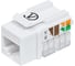Розеточный модуль СегментЭнерго CAT6 UTP, Keystone, белый, 90 градусов, 14616-11126 1