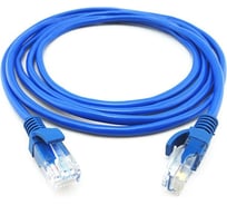 Патч-корд Ripo UTP4 Cat 6, RJ45-RJ45, 3,0 m, PVC, синий 003-300165