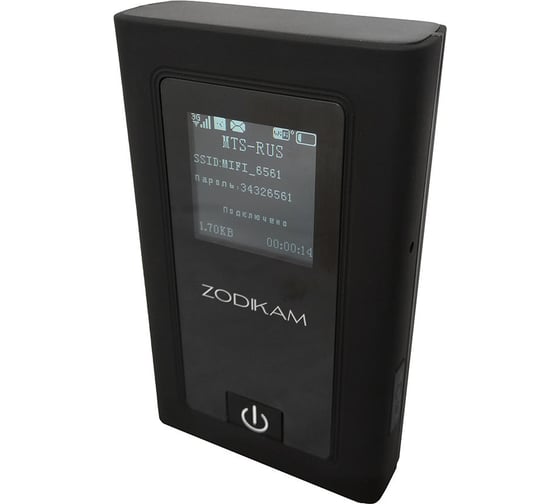 Роутер Zodikam 4G/WiFi, M3, с функцией PowerBank . 1062