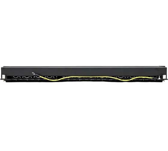 Патч-панель EKF TERACOM CS 19'' Cat.6 1U полный экран STP 24 порта RJ-45 Dual IDC с органайзером TRCS-PPNL-6STP-1U24
