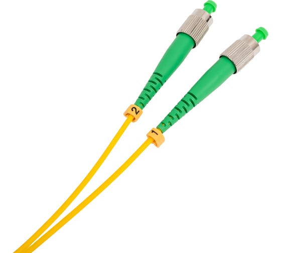 Оптический патч-корд TopLAN, дуплексный, FC/APC-LC/UPC, SM 9/125, 100 м, DPC-TOP-652-FC/A-LC/U-100