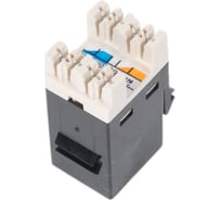 Коннектор Simon AMP, RJ12, 6 контактов, S73L, C, S88, чёрный 75528-39