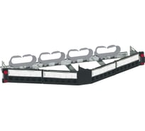 Патч-панель угловая неукомплектованная Legrand для установки коннекторов, 19'', 1U, на 24 коннектора 033792