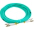 Волоконно-оптический шнур Hyperline FC-D2-503-LC/PR-LC/PR-H-15M-LSZH-AQ патч-корд MM 50/ 42837 2