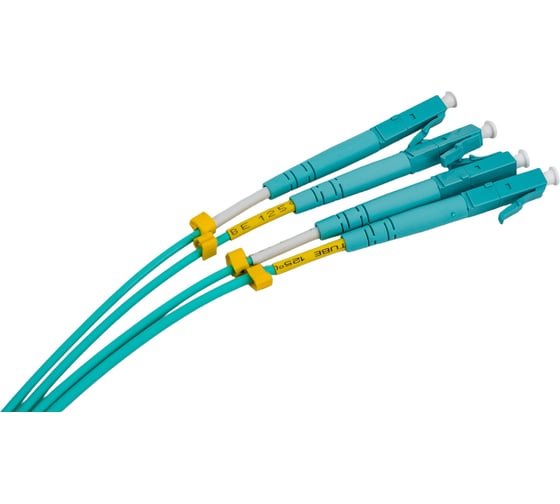 Волоконно-оптический шнур Hyperline FC-D2-503-LC/PR-LC/PR-H-2M-LSZH-AQ патч-корд MM 50/1 34454
