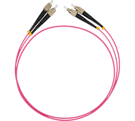 Волоконно-оптический шнур Hyperline FC-D2-504-FC/PR-FC/PR-H-1M-LSZH-MG патч-корд MM 50/1 243524