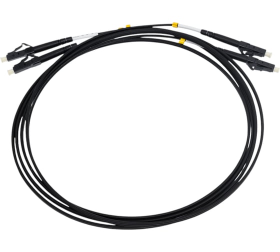 Волоконно-оптический шнур Hyperline FC-D2-50-LC/PR-LC/PR-H-2M-LSZH-BK патч-корд MM 50/12 225288