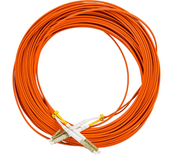 Волоконно-оптический шнур Hyperline FC-D2-50-LC/PR-LC/PR-H-20M-LSZH-OR патч-корд MM 50/1 247615