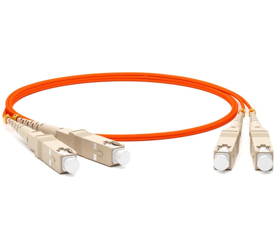 Волоконно-оптический шнур Hyperline FC-D2-50-SC/PR-SC/PR-H-15M-LSZH-OR патч-корд MM 50/1 243033