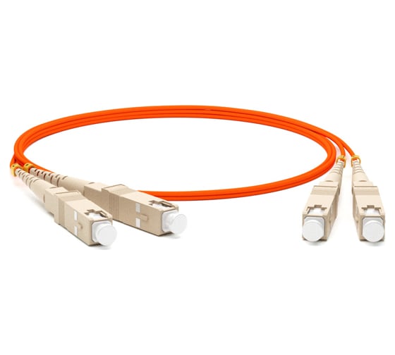 Волоконно-оптический шнур Hyperline FC-D2-50-SC/PR-SC/PR-H-5M-LSZH-OR патч-корд MM 50/12 239437