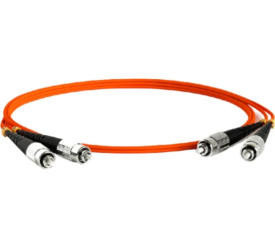 Волоконно-оптический шнур Hyperline FC-D2-62-FC/PR-FC/PR-H-1M-LSZH-OR патч-корд MM 62.5/ 239514 1