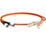 Волоконно-оптический шнур Hyperline FC-D2-62-FC/PR-SC/PR-H-10M-LSZH-OR патч-корд MM 62.5 239521 1