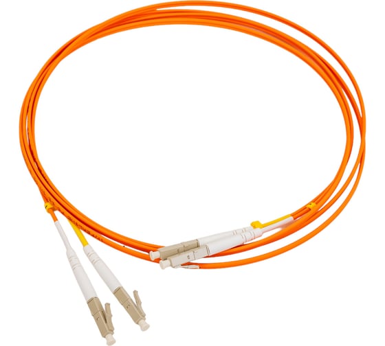 Волоконно-оптический шнур Hyperline FC-D2-62-LC/PR-LC/PR-H-2M-LSZH-OR патч-корд MM 62.5/ 28212