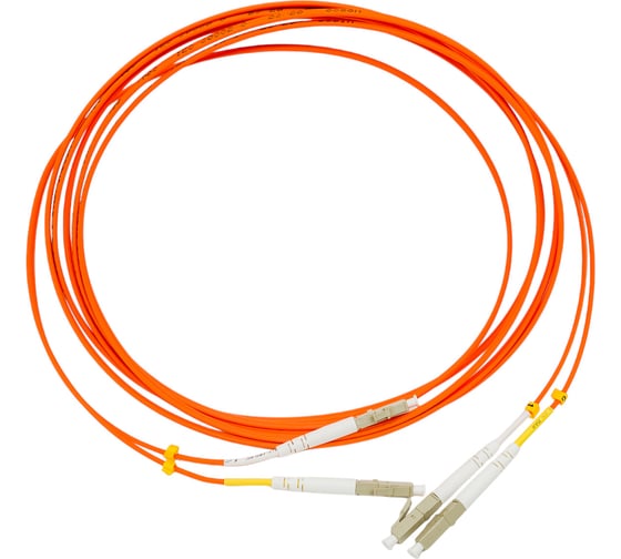Волоконно-оптический шнур Hyperline FC-D2-62-LC/PR-LC/PR-H-3M-LSZH-OR патч-корд MM 62.5/ 28240