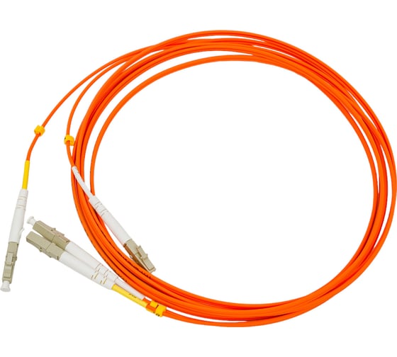 Волоконно-оптический шнур Hyperline FC-D2-62-LC/PR-LC/PR-H-3M-LSZH-OR патч-корд MM 62.5/ 28240