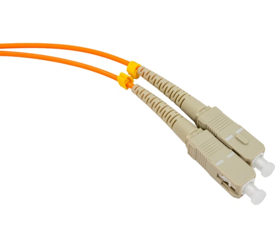 Волоконно-оптический шнур Hyperline FC-D2-62-SC/PR-ST/PR-H-3M-LSZH-OR патч-корд MM 62.5/ 239531