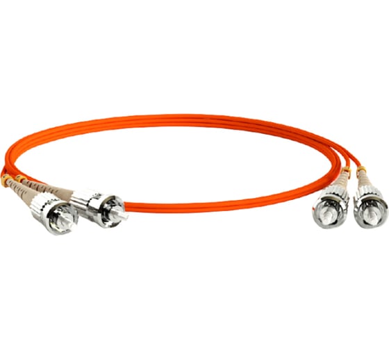 Волоконно-оптический шнур Hyperline FC-D2-62-ST/PR-ST/PR-H-15M-LSZH-OR патч-корд MM 62.5 242782 1