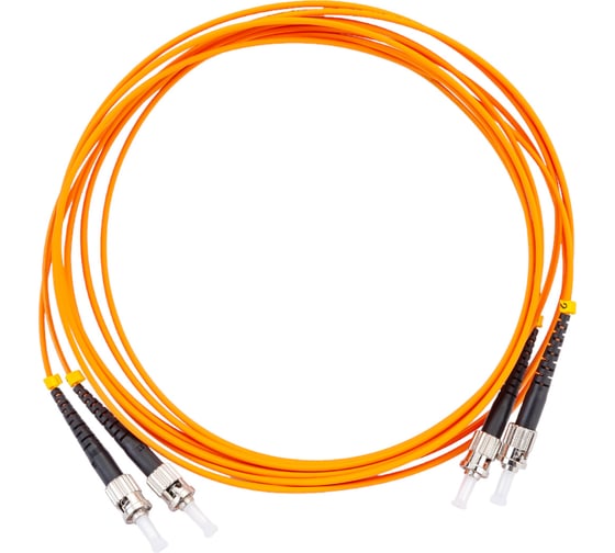 Волоконно-оптический шнур Hyperline FC-D2-62-ST/PR-ST/PR-H-3M-LSZH-OR патч-корд MM 62.5/ 239535