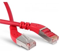 Патч-корд Hyperline PC-APM-STP-RJ45/L45-RJ45/L45-C5e-2M-LSZH-RD F/UTP угловой, экранированный 232890
