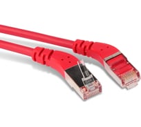 Патч-корд Hyperline PC-APM-STP-RJ45/L45-RJ45/R45-C5e-5M-LSZH-RD F/UTP угловой, экранированный 232953