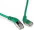 Патч-корд Hyperline PC-APM-STP-RJ45/R45-RJ45/R45-C5e-3M-LSZH-GN F/UTP угловой, экранированный 232936 1