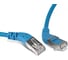 Патч-корд Hyperline PC-APM-STP-RJ45/R45-RJ45/R45-C6-1M-LSZH-BL F/UTP угловой, экранированный 233105 1