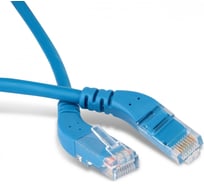 Патч-корд Hyperline PC-APM-UTP-RJ45/L45-RJ45/L45-C5e-5M-LSZH-BL U/UTP угловой, левый 45 232788