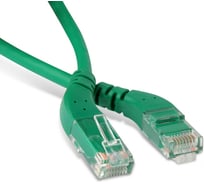 Патч-корд Hyperline PC-APM-UTP-RJ45/L45-RJ45/L45-C5e-5M-LSZH-GN U/UTP угловой, левый 45 232789