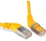 Патч-корд Hyperline PC-APM-STP-RJ45/R45-RJ45/R45-C6-5M-LSZH-YL F/UTP угловой, экранированный 233180 1