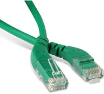 Патч-корд Hyperline PC-APM-UTP-RJ45/L45-RJ45/L45-C6-1M-LSZH-GN U/UTP угловой, левый 45 232972