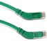 Патч-корд Hyperline PC-APM-UTP-RJ45/L45-RJ45/L45-C6-5M-LSZH-GN U/UTP угловой, левый 45 233052 1