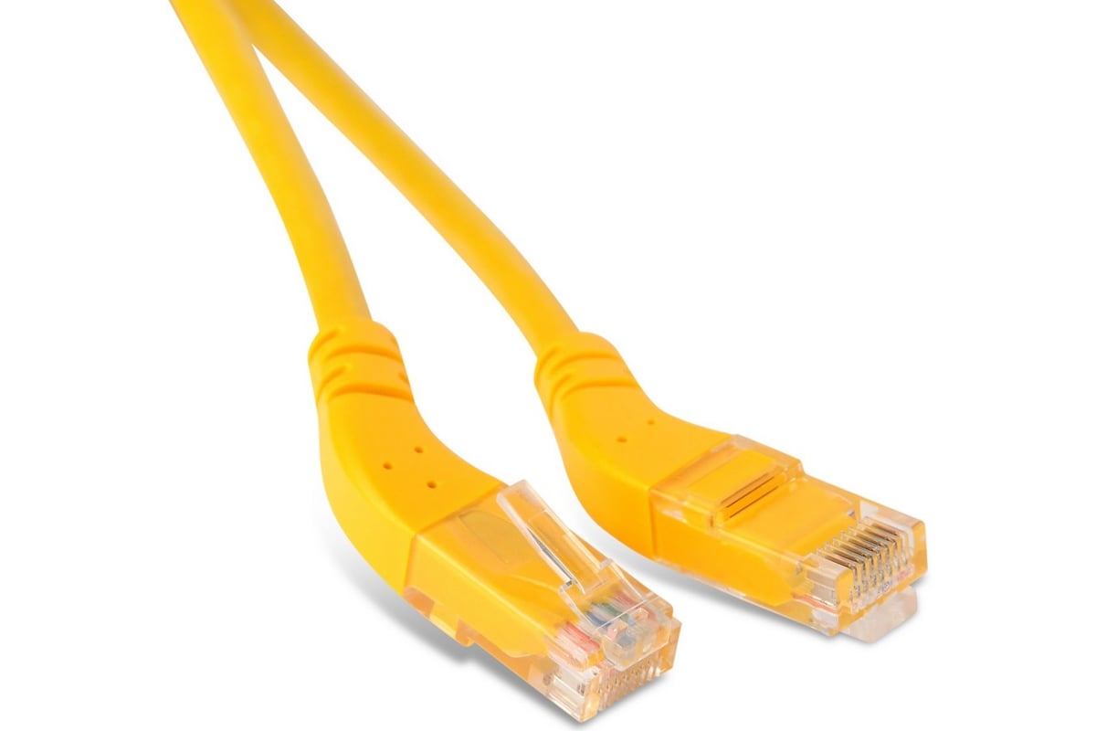 Патч-корд Hyperline PC-APM-UTP-RJ45/L45-RJ45/L45-C6-5M-LSZH-YL U/UTP ...