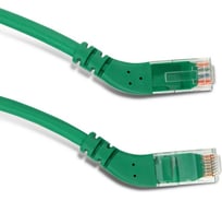 Патч-корд Hyperline PC-APM-UTP-RJ45/L45-RJ45/R45-C6-1M-LSZH-GN U/UTP угловой, левый 45 232980