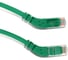 Патч-корд Hyperline PC-APM-UTP-RJ45/L45-RJ45/R45-C6-1M-LSZH-GN U/UTP угловой, левый 45 232980 1