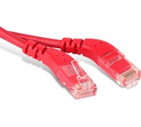 Патч-корд Hyperline PC-APM-UTP-RJ45/L45-RJ45/R45-C6-1M-LSZH-RD U/UTP угловой, левый 45 232982