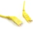 Патч-корд Hyperline PC-APM-UTP-RJ45/R45-RJ45/R45-C5e-3M-LSZH-YL U/UTP угловой, правый 45 232785 1