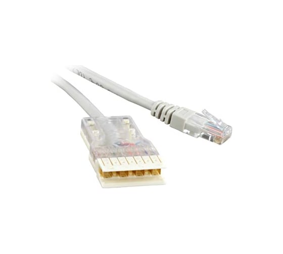 Патч-корд Hyperline PC-110-RJ45-4P-C5e-1M-LSZH-GY 110 тип - RJ-45, 4 пары, Cat.5e, LSZH, 1 229903