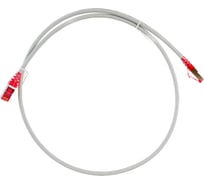 Патч-корд Hyperline PC-LPM-STP-RJ45-REV-RJ45-C5e-1M-LSZH-GY реверсивный F/UTP, экранированный 230394