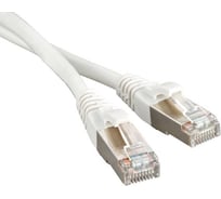 Патч-корд Hyperline PC-LPM-STP-RJ45-RJ45-C5e-0.5M-LSZH-WH F/UTP, экранированный, Cat.5e 230080