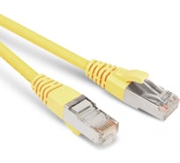 Патч-корд Hyperline PC-LPM-STP-RJ45-RJ45-C5e-0.5M-LSZH-YL F/UTP, экранированный, Cat.5e 230081