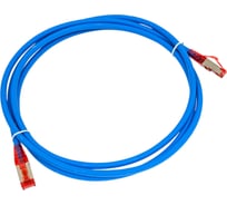 Патч-корд Hyperline PC-LPM-STP-RJ45-RJ45-C5e-2M-LSZH-BL F/UTP, экранированный, Cat.5e 230098