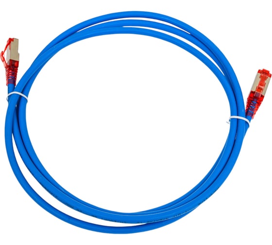 Патч-корд Hyperline PC-LPM-STP-RJ45-RJ45-C5e-2M-LSZH-BL F/UTP, экранированный, Cat.5e 230098