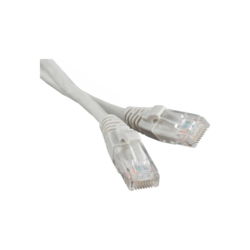 Патч-корд Hyperline PC-LPM-UTP-RJ45-REV-RJ45-C5e-5M-LSZH-GY реверсивный ...