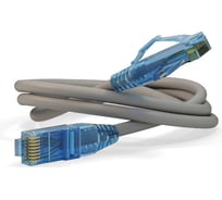 Патч-корд Hyperline PC-LPM-UTP-RJ45-RJ45-C6-2M-LSZH-GY U/UTP, Cat.6 100% Fluke Component 42265
