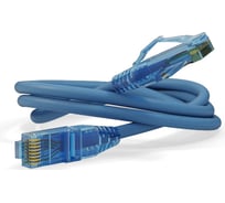 Патч-корд Hyperline PC-LPM-UTP-RJ45-RJ45-C6-5M-LSZH-BL U/UTP, Cat.6 100% Fluke Component 230283