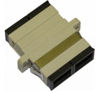 Оптический проходной адаптер SC-SC Hyperline, FA-P11Z-DSC/DSC-N/BK-BG MM, duplex, корпус пластик 242823