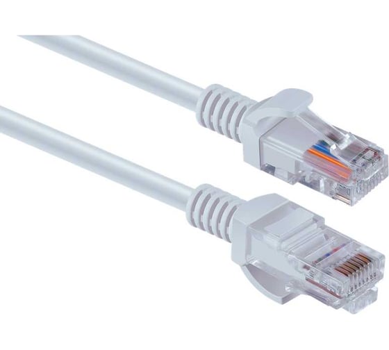 Ethernet кабель DEFENDER RJ45-10 Cat 5E, UTP, AWG24, PVC, 10м 87393